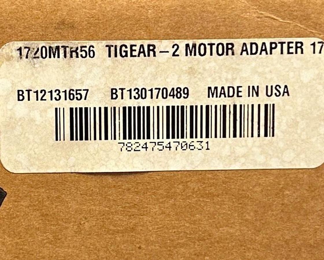 Used DODGE BALDOR 1720MTR56 / 17034217 TIGEAR-2 MOTOR ADAPTER KIT NSMP