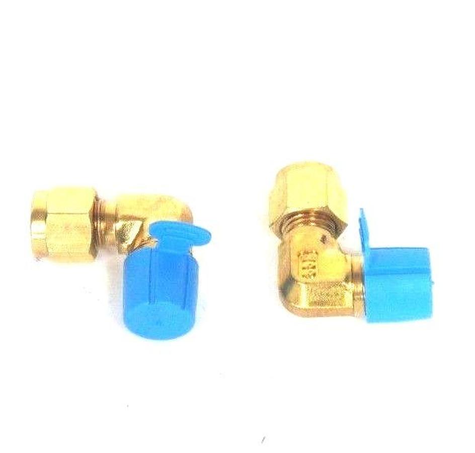 Used LOT OF 2 NEW SWAGELOK SS-400-2-6 ELBOWS 1/4' TUBE X 3/8" NPT, SS40026