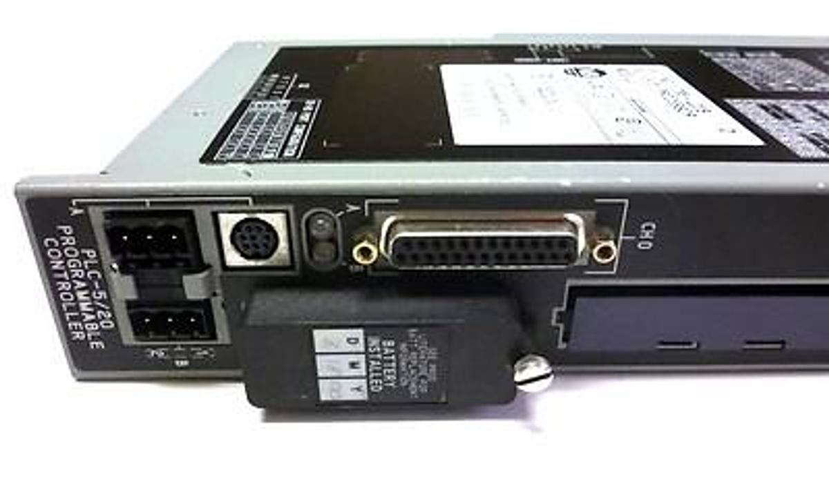 Used ALLEN BRADLEY 1785-L20B SER D PLC-5/20 PROCESSOR MODULE FIRMWARE REV. B 1785L20B