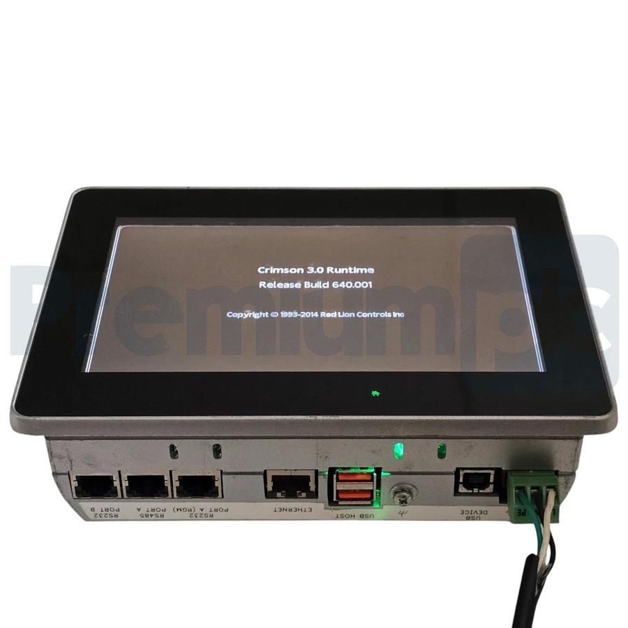 Used RED LION G07 G07S0000 GRAPHITE RUGGED OUTDOOR 7" HMI TOUCH PANEL 24VDC IP66 USPI