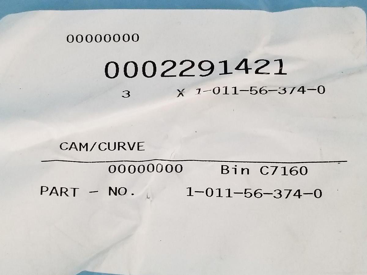 Used KRONES 1-011-56-374-0 CAM / CURVE 0002291421 1011563740