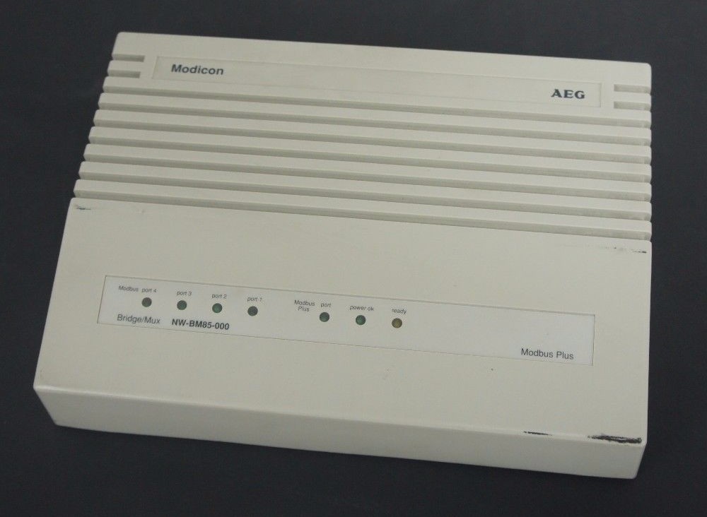 Used MODICON NW-BM85-000 BRIDGE/MUX MODBUS PLUS PROM: AS-S960-005
