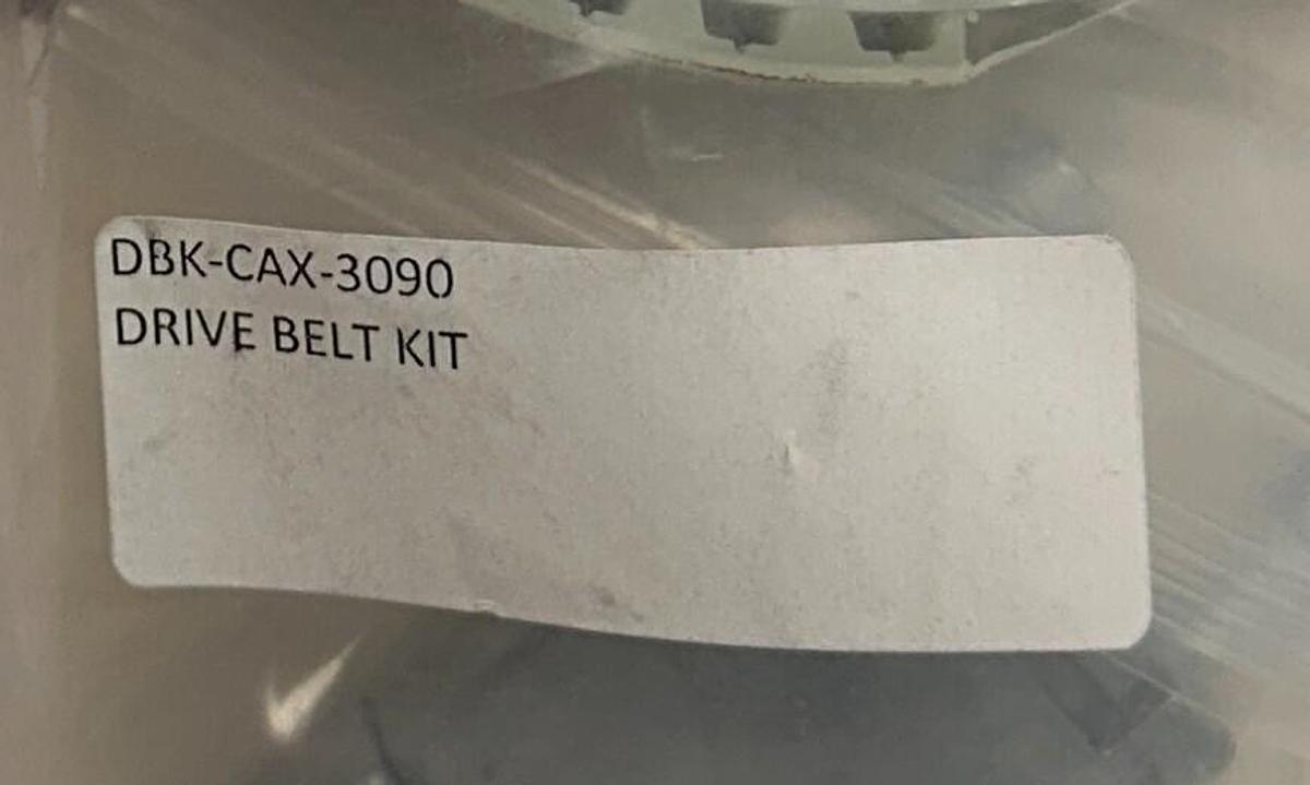Used MACRON DYNAMICS DBK-CAX-3090 / DBKCAX3090 DRIVE BELT KIT OEM NSMP