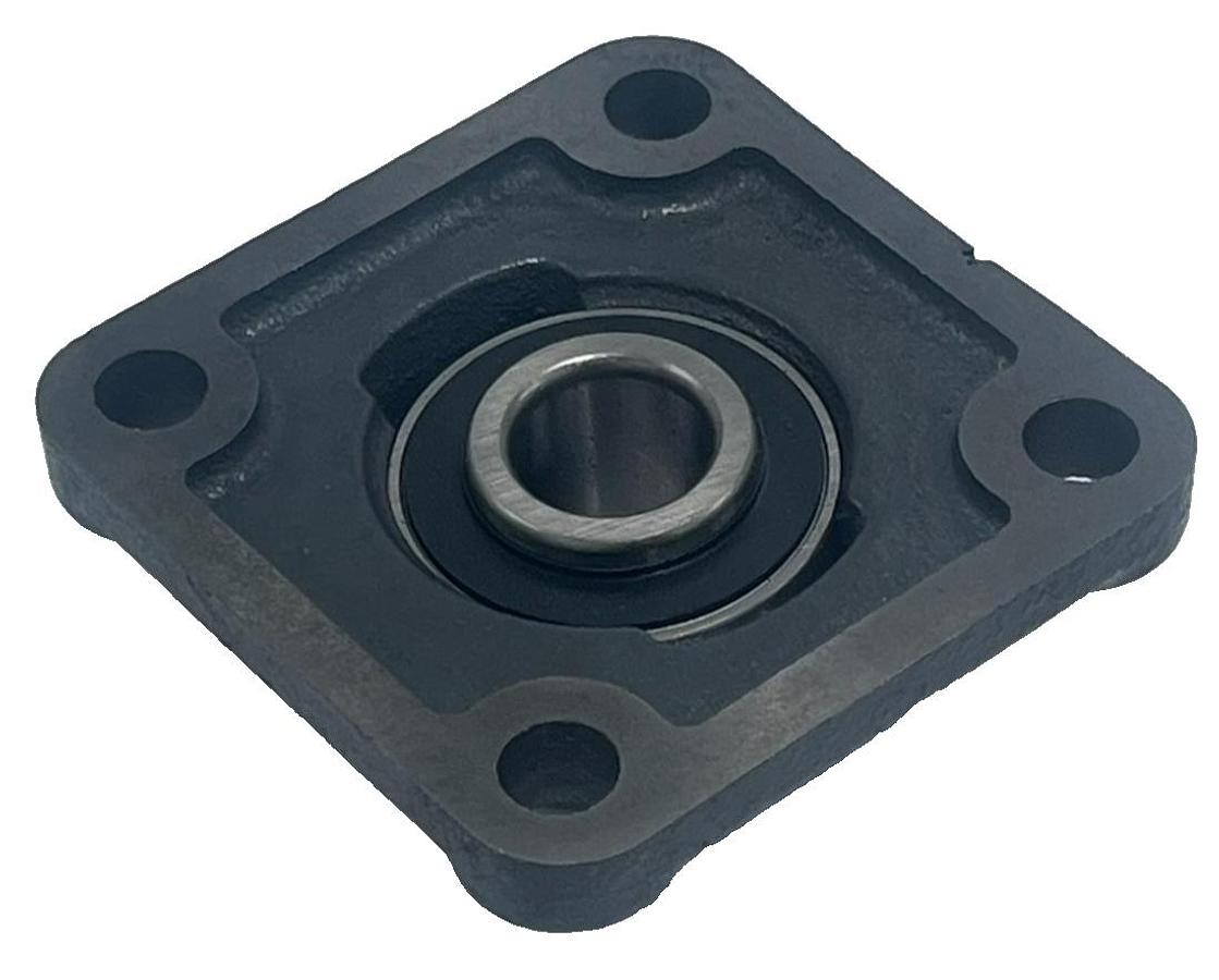 Used PEER UCF204-12 Flange Bearing 4-Bolt Square Housing 3/4" Bore, NSMP