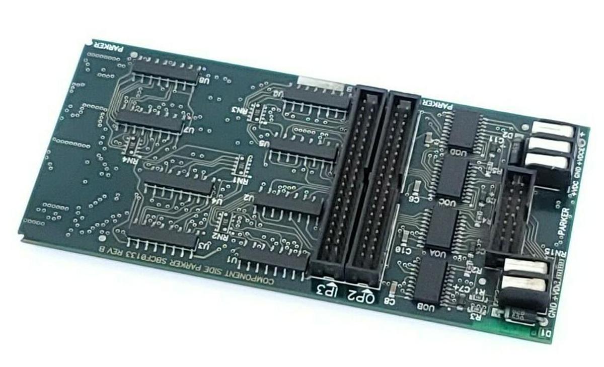 Used PARKER SBCF0133 CIRCUIT BOARD REV. B
