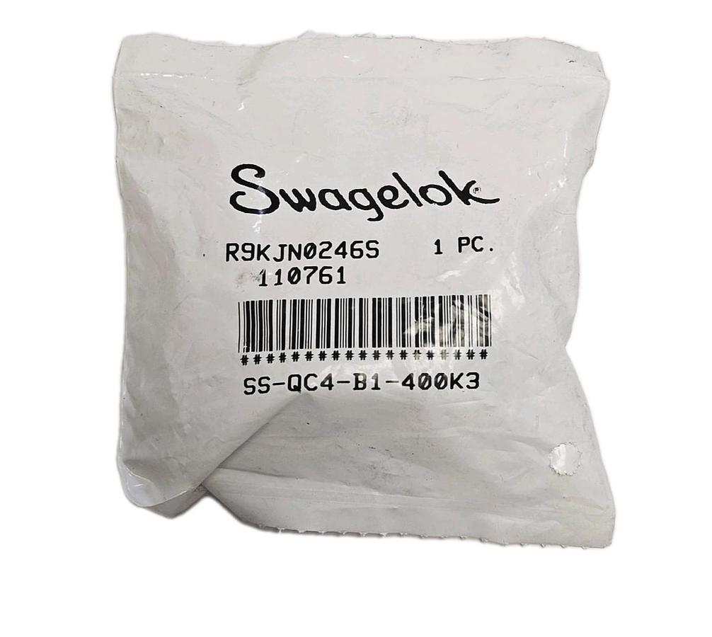 Used NEW SWAGELOK SS-QC4-B1-400K3 SS INSTRUMENTATION QUICK-CONNECT BODY GREEN KEY