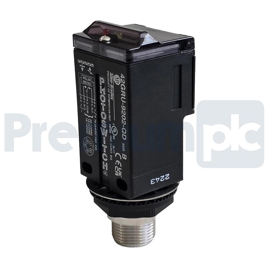 Allen-Bradley 42GRU-9202-QD /B PHOTOSWITCH Photoelectric Sensor M12 NSMP (read)
