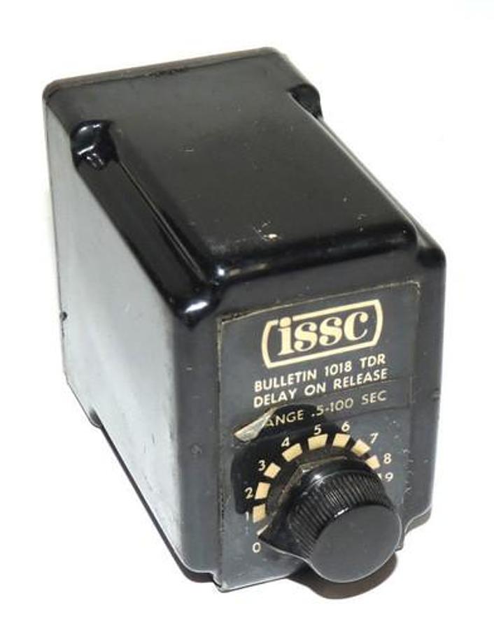 Used ISSC 1018-TDR TIME DELAY RELAY, 120 VAC, 1018TDR