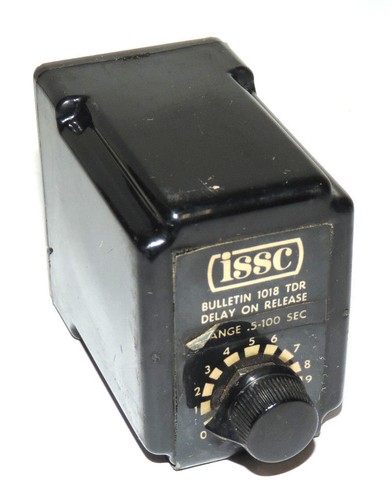 Used ISSC 1018-TDR TIME DELAY RELAY, 120 VAC, 1018TDR