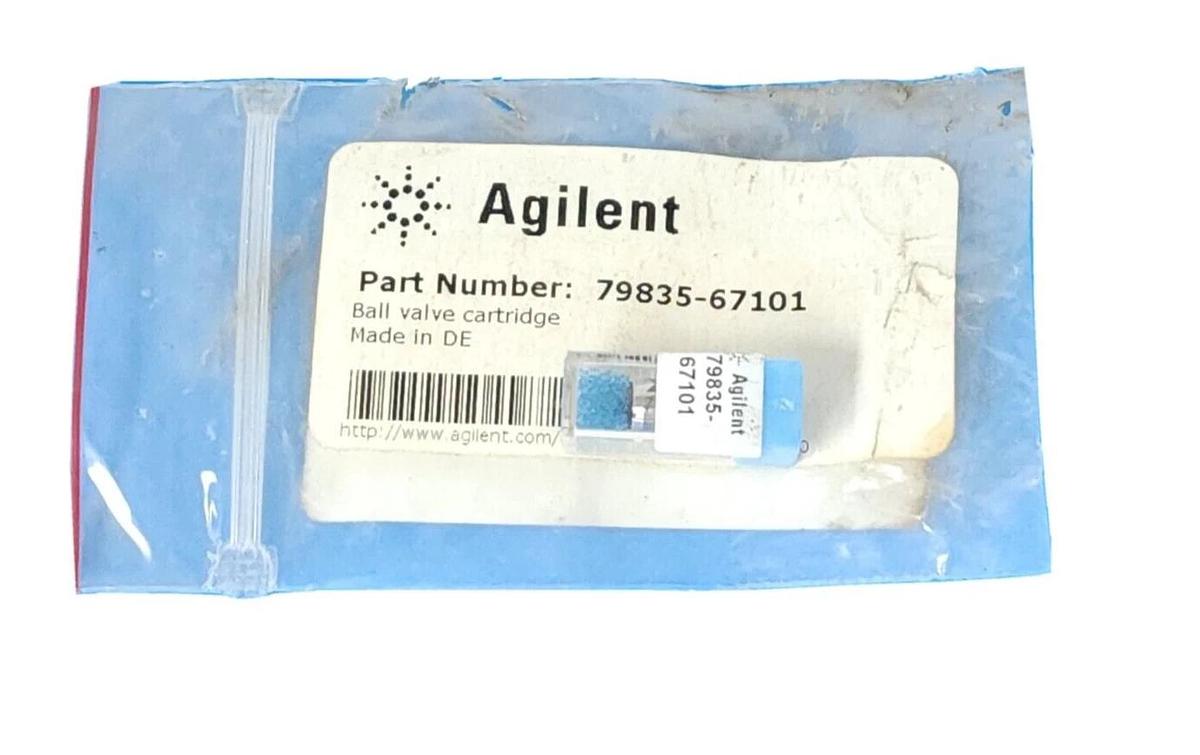 Used NEW AGILENT TECHNOLOGIES 79835-67101 VALVE BALL CHECK CARTRIDGE F/1090