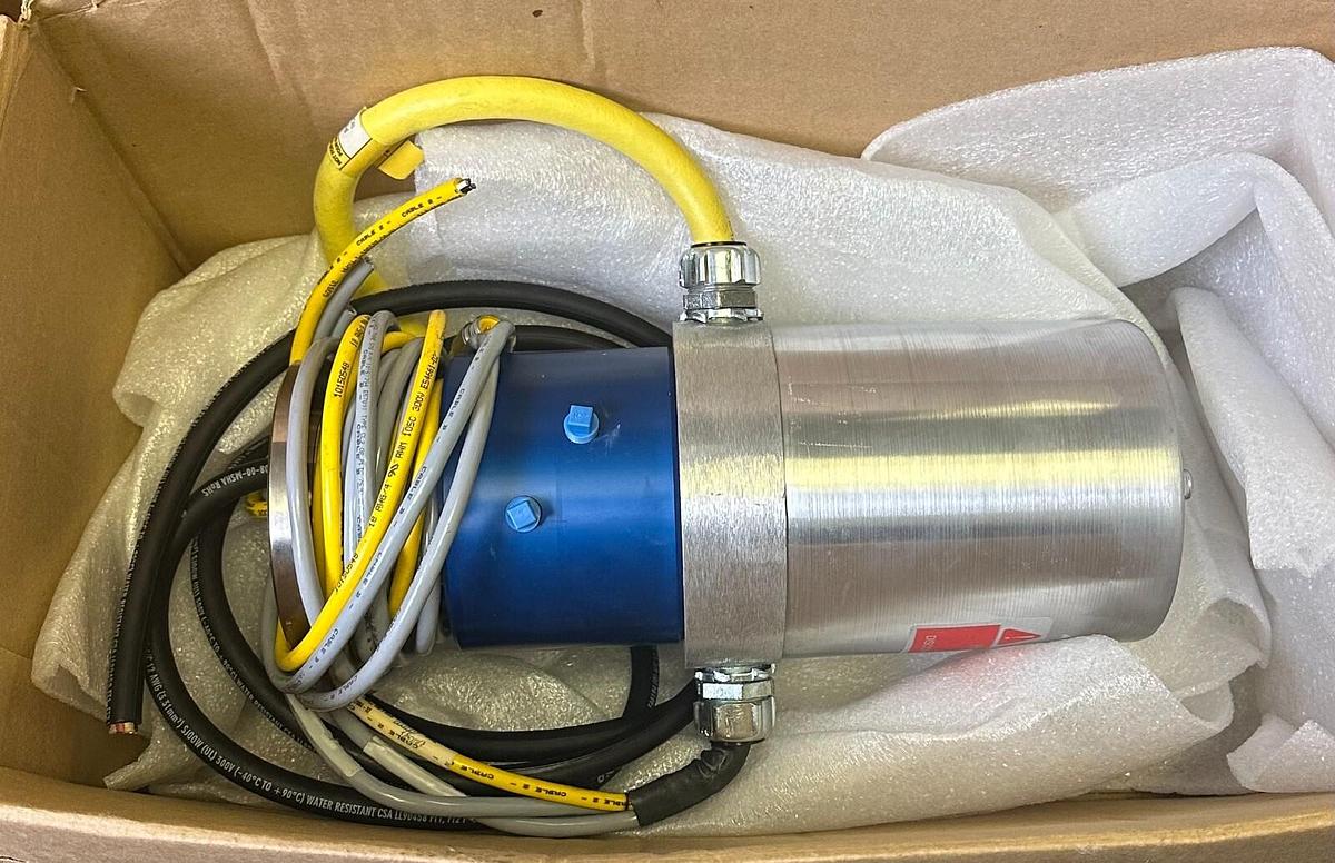 Used NEW DYNAMIC SEALED TECHNOLOGY M0-08332-R / M008332R ROTARY UNION PRE-WIRED NNB