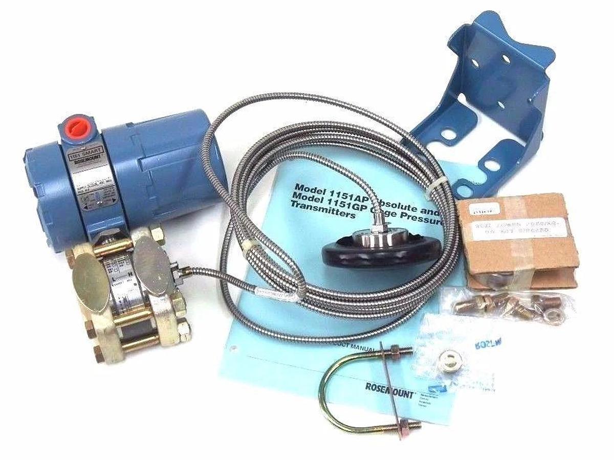 Used NIB ROSEMOUNT 1151AP6S12T0544E6M4B1 SMART TRANSMITTER W/ 1199RFW11A11A21M0004