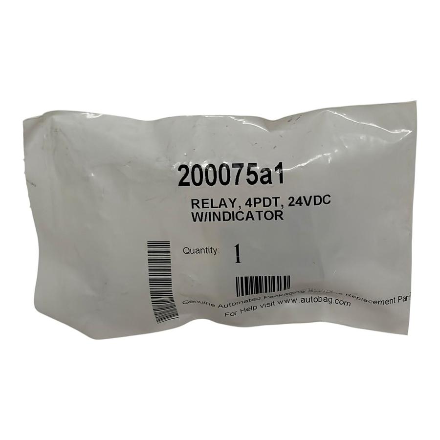 Automated Packaging Systems 200075a1 Relay IDEC RU4S-C-D24 24VDC 4PDT - NEW