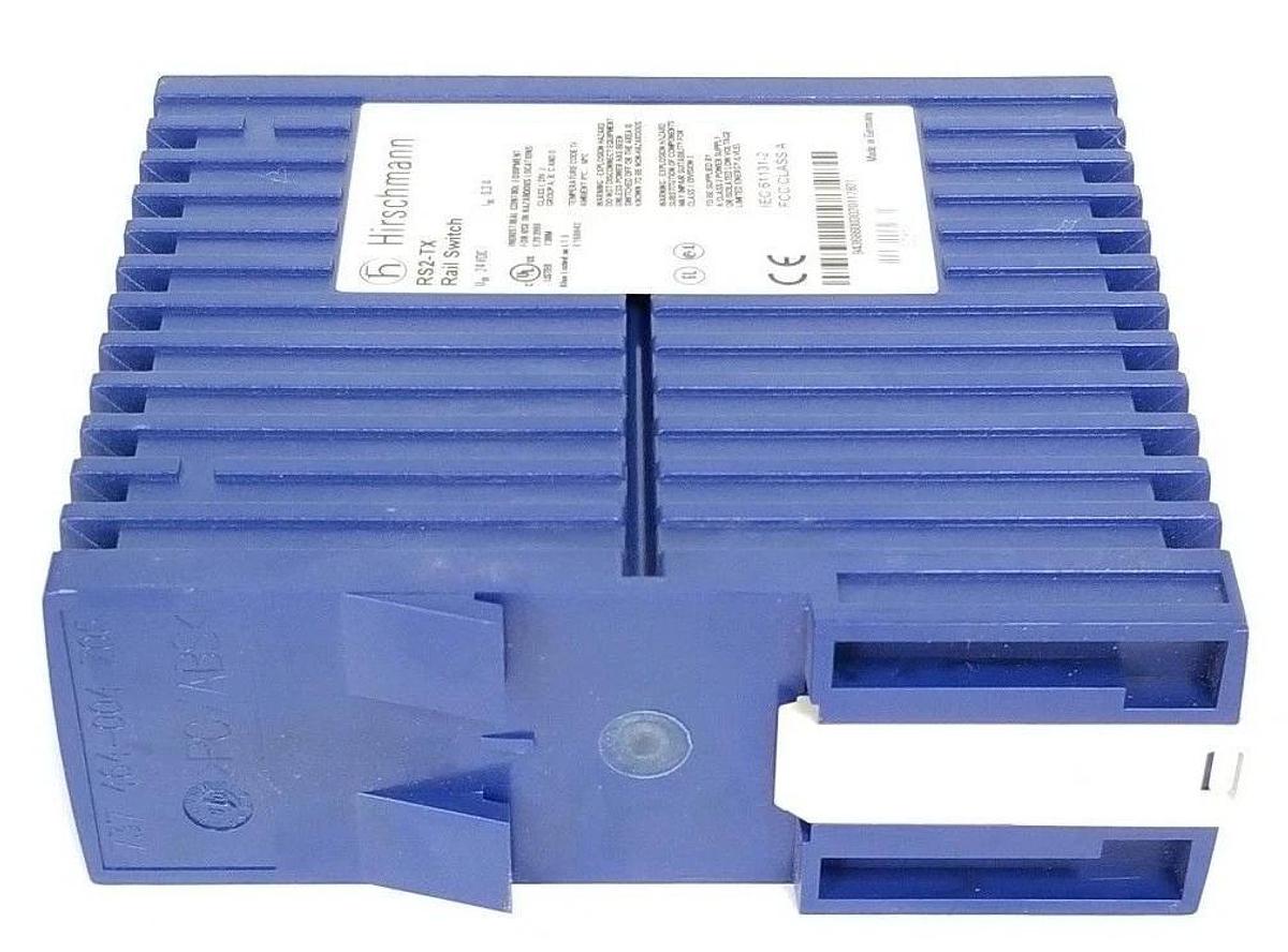 Used BELDEN HIRSCHMANN RS2-TX RAIL SWITCH 24VDC, RS2TX