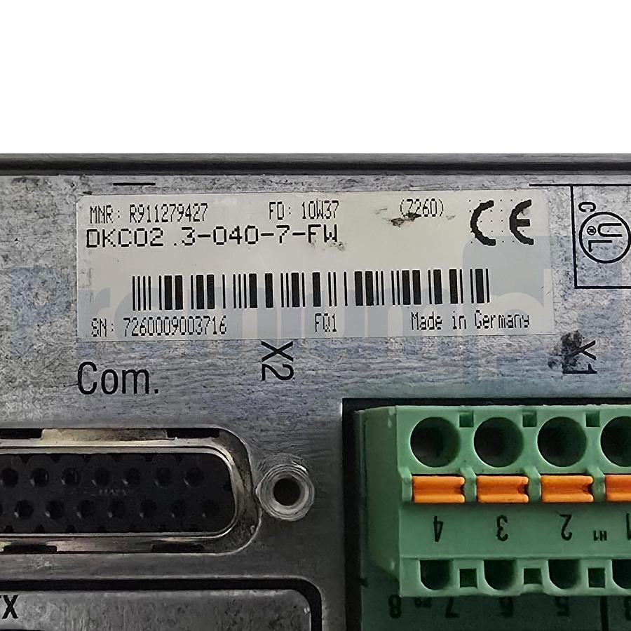 Used Rexroth Indramat DKC02.3-040-7-FW EcoDrive 03 Servo Drive R911279427 | Repaired