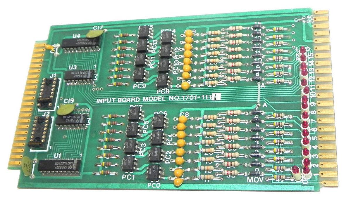 Used MCGILL 1701-111 INPUT BOARD 1701111