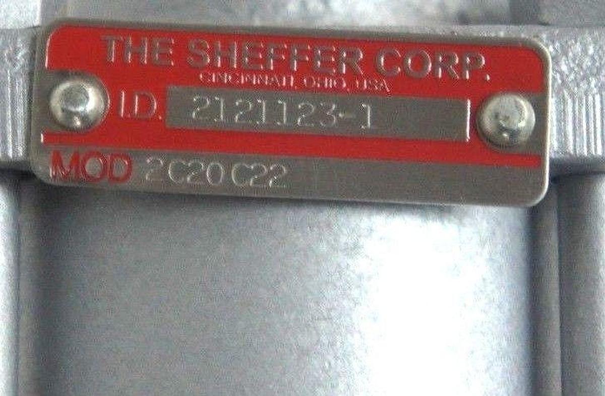Used NEW SHEFFER CORP ID 2121123-1 CYLINDER MOD 2C20C22
