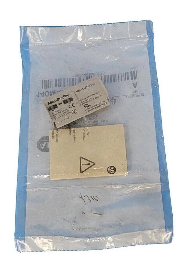 Used NEW IN BAG ALLEN BRADLEY 140M-C-AFA10 AUXILIARY CONTACT SER. A