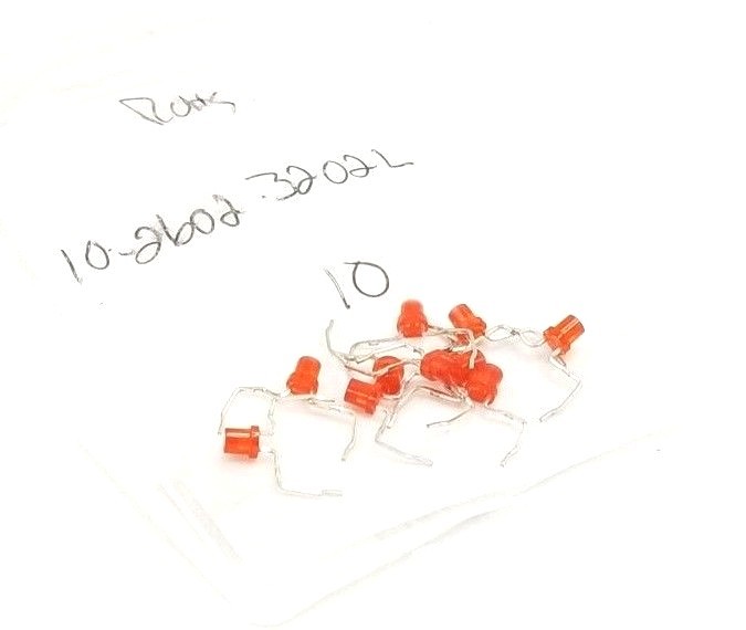 Used LOT OF 10 NEW EAO SWITCH 10-2602.3202L RED LED LAMP 1026023202L