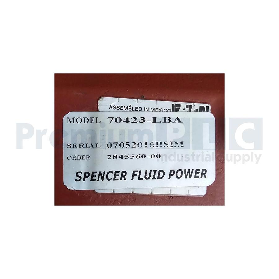 Used EATON DANFOSS 70423-LBA HYDRAULIC PISTON PUMP ASY AAHLAM01010AA00000A0A NSNP