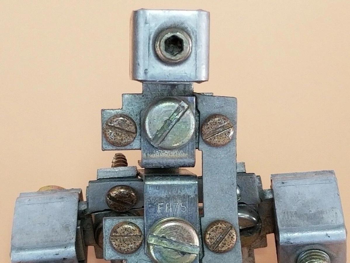Used LOT OF 3 CUTLER HAMMER FH75 HEATER ELEMENTS & LUG ASSEMBLIES