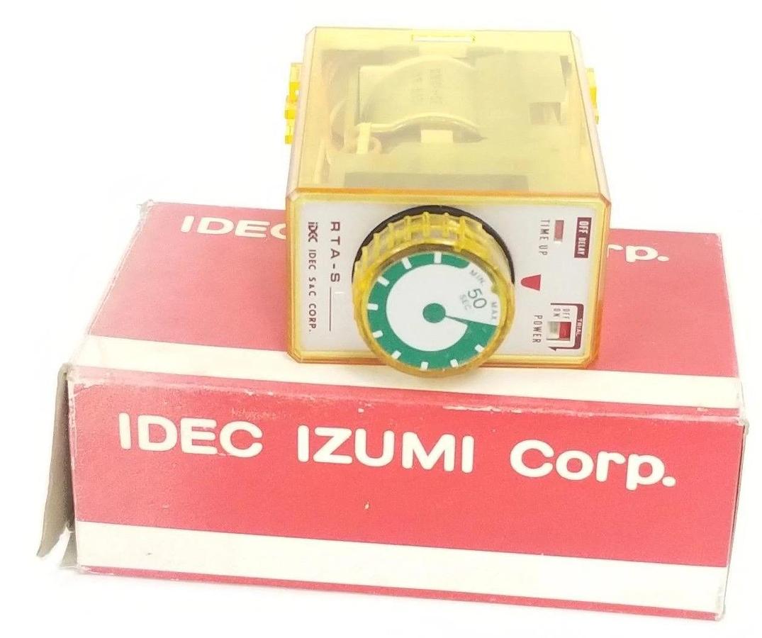 Used IDEC IZUMI RTA-SP2F PNEUMATIC TIMER RTASP2F, 120V, 50/60HZ (IN BOX)