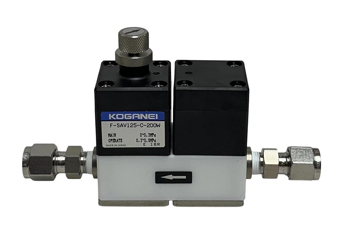 KOGANEI F-SAV125-C-200W / FSAV125C200W PNEUMATIC VALVE (SUCK-BACK) F-SAV NSMP