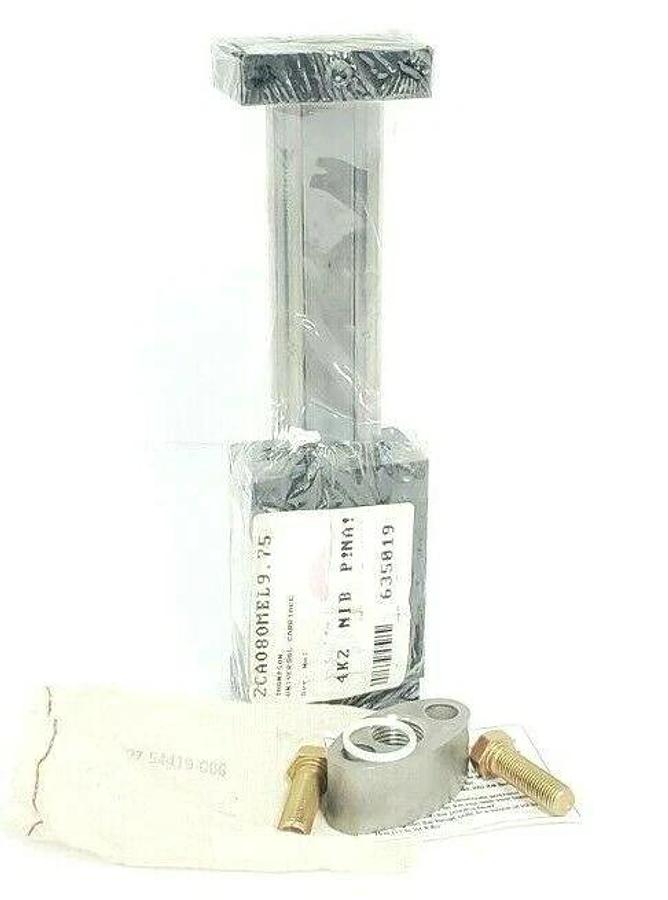 Used NIB THOMSON INDUSTRIES STF132M-SIH-0A FLOWMETER W/ 2CA08OMEL9.75 CARRIAGE