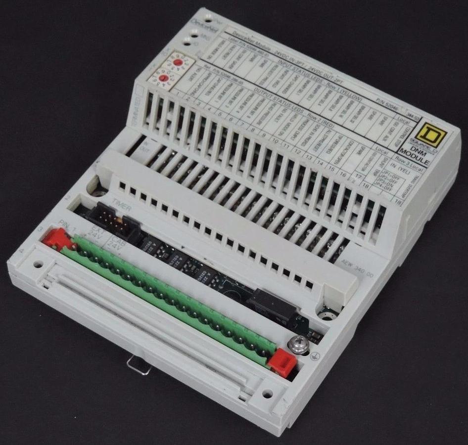 Used LOT OF 5 SQUARE D GROUPE SCHNEIDER 170AEW34000 DEVICENET I/O BLOCKS 52046-344-53