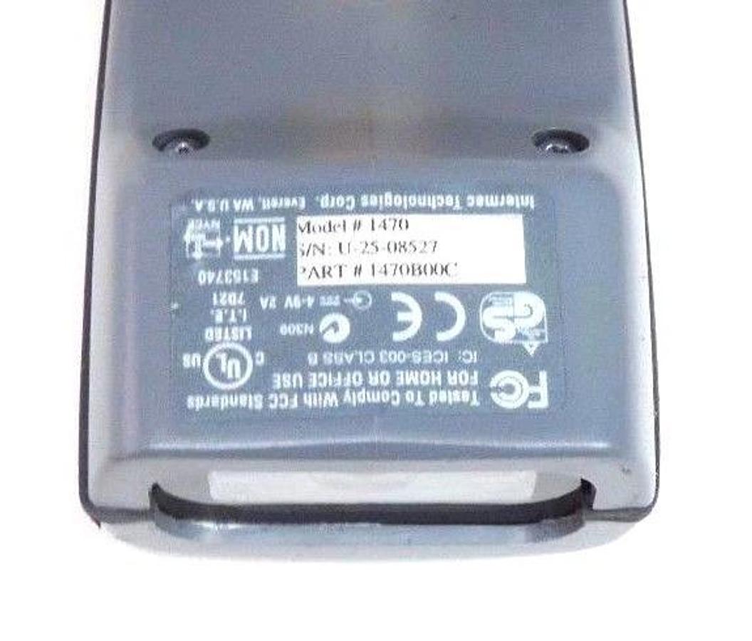Used INTERMEC SCANIMAGE 1470B00C BARCODE SCANNER MODEL 1470