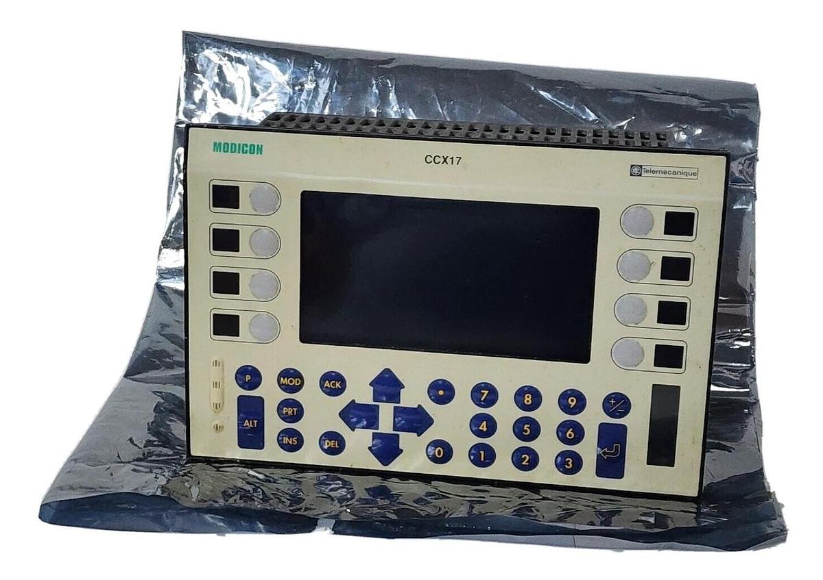 Used TELEMECANIQUE MODICON AEG AUTOMATION TCCX1730LW 8 LI LCD OP PANEL UTW
