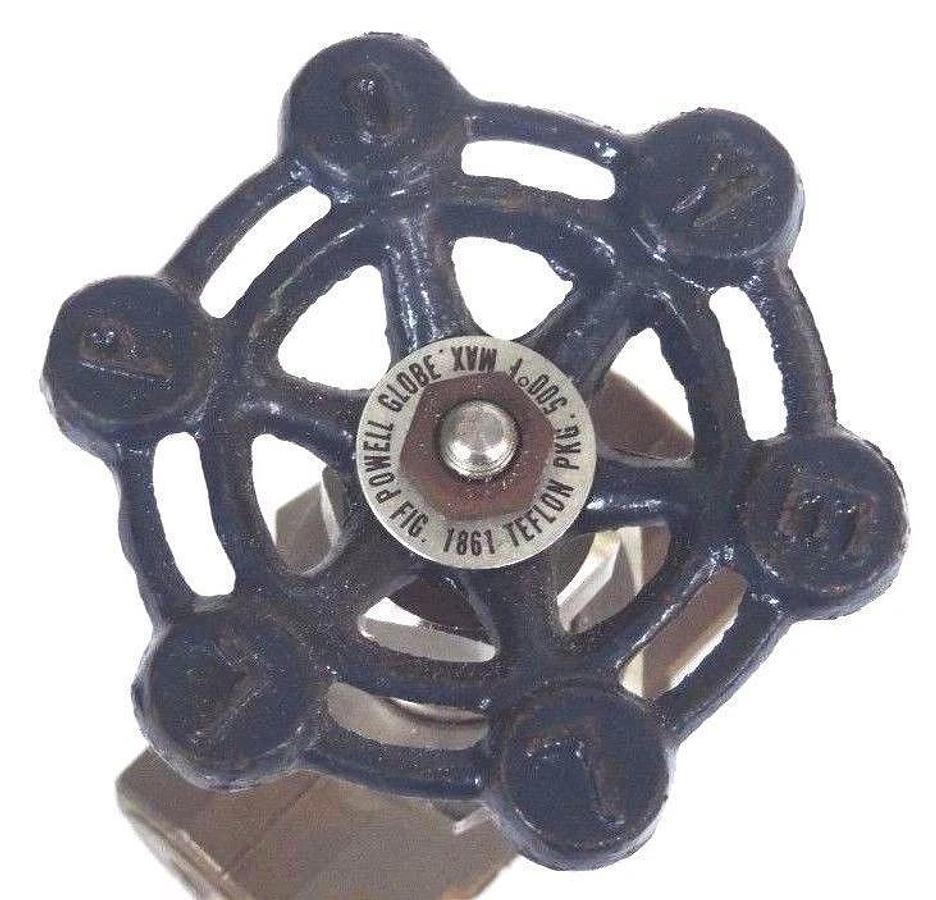 Used POWELL GLOBE 200 FIG 1861 3/8" VALVE 316L