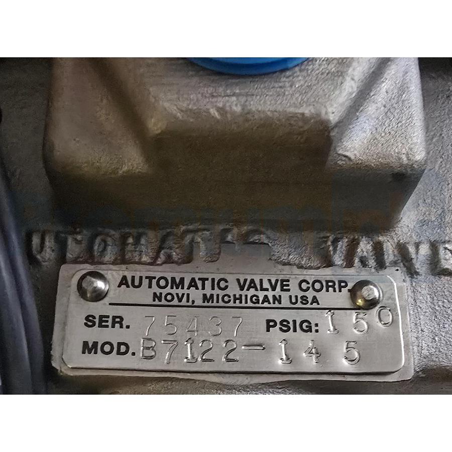 Automatic Valve AVCO B7122-145 Solenoid Valve 150PSIG w/2x 6910-010 Coils NSMP