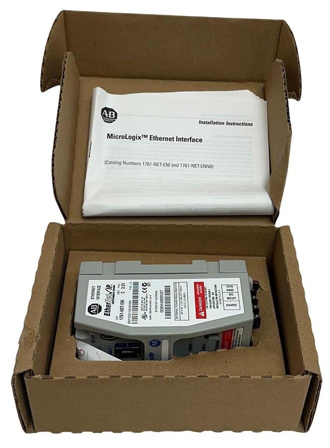 Used ALLEN BRADLEY 1761-NET-ENI /C MicroLogix AND SLC 500 EtherNet INTERFACE NSMP