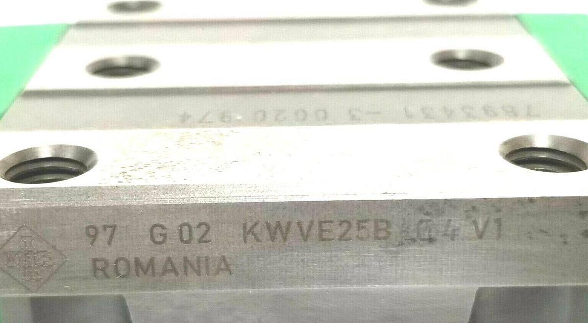 NIB INA KWVE25B-G4-V1 LINEAR BEARING GUIDE W/ MKVD25-B DUMMY GUIDEWAY