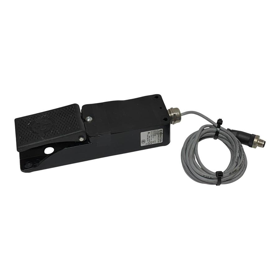 Used New Bernstein F1-U1Z UN Foot Switch 606.1600.006 Industrial Metal Pedal Unused