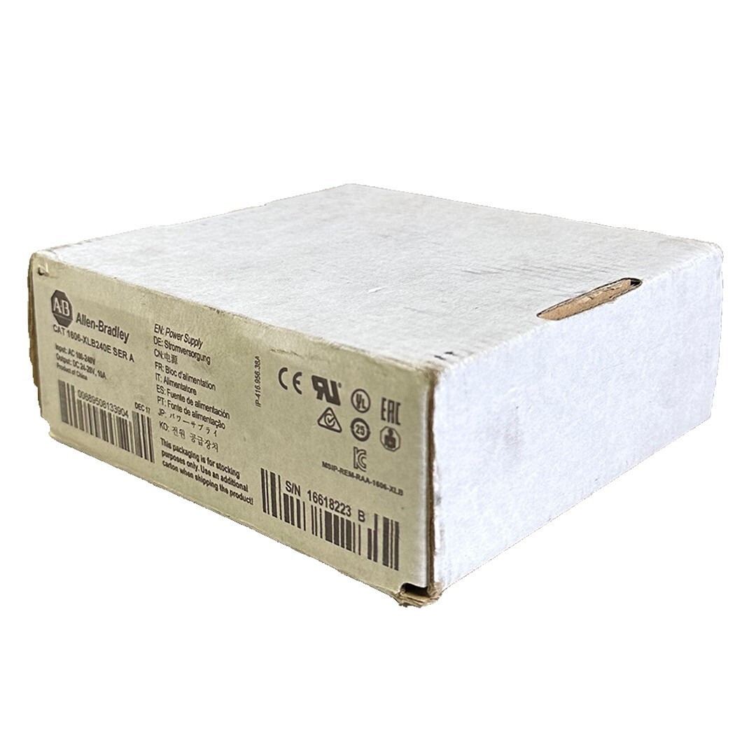 Used NEW ALLEN BRADLEY 1606-XLB240E /A 1606-XLB BASIC POWER SUPPLY 240W 1606XLB240E