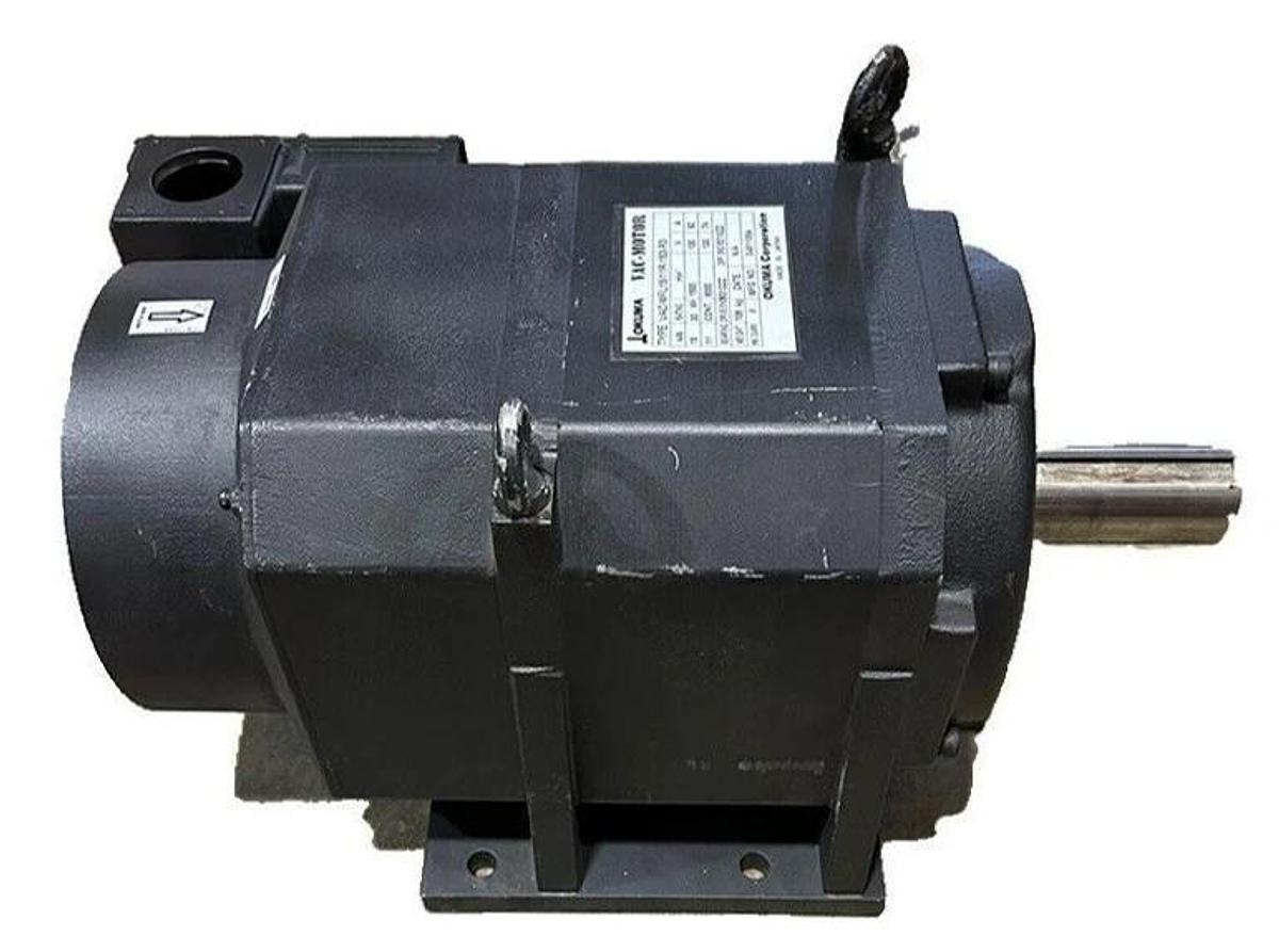 Used NEW OKUMA VAC-MFL15/11R-153-R3 / VACMFL1511R153R3 VAC-MOTOR 15kW 130V 92A