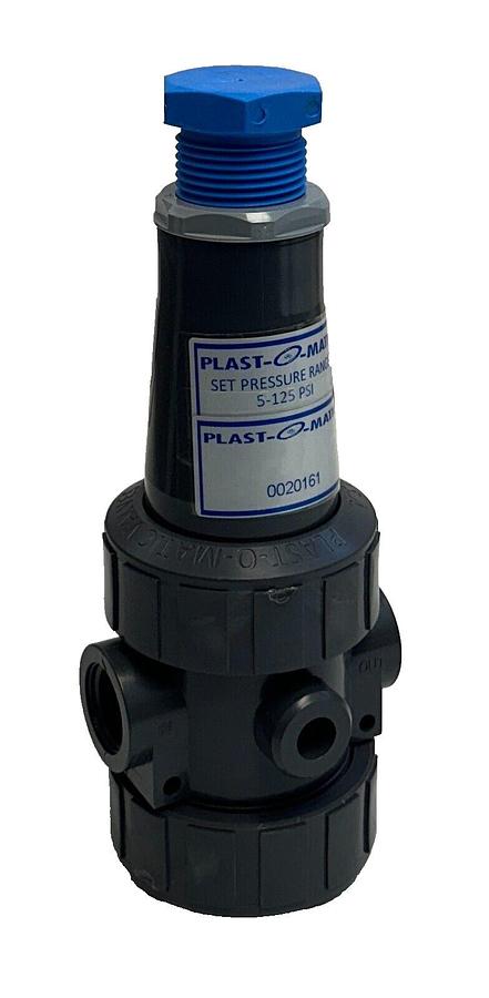 PLAST-O-MATIC PRHM050EP-PV / PRHM050EPPV PRESSURE REGULATOR 1/2'' PRHM NSNP