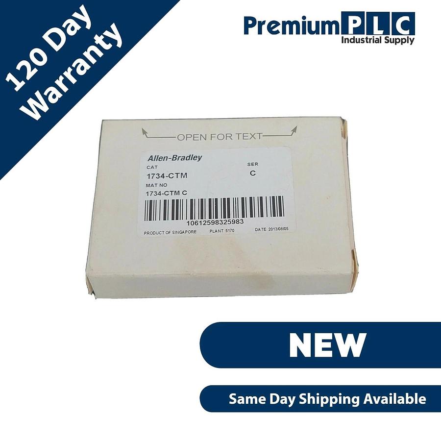 Used NEW ALLEN BRADLEY 1734-CTM /C COMMON TERMINAL MODULE 1734CTM SER. C