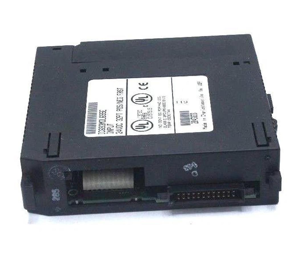 Used GE FANUC IC693MDL655E INPUT MODULE 32PT, 24 VDC POS/NEG FAST MISSING CLEAR COVER