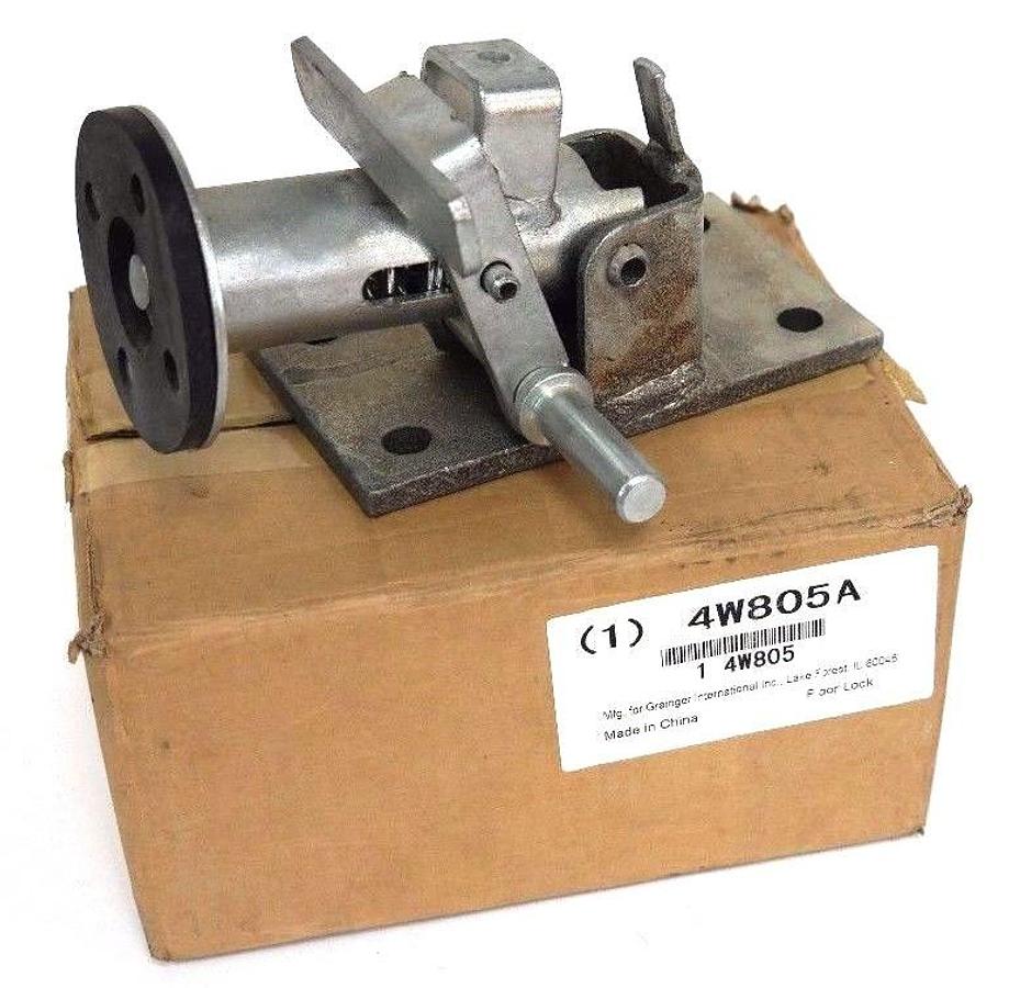 Used NIB GRAINGER 4W805A FLOOR LOCK 4W805 7 3/8 In