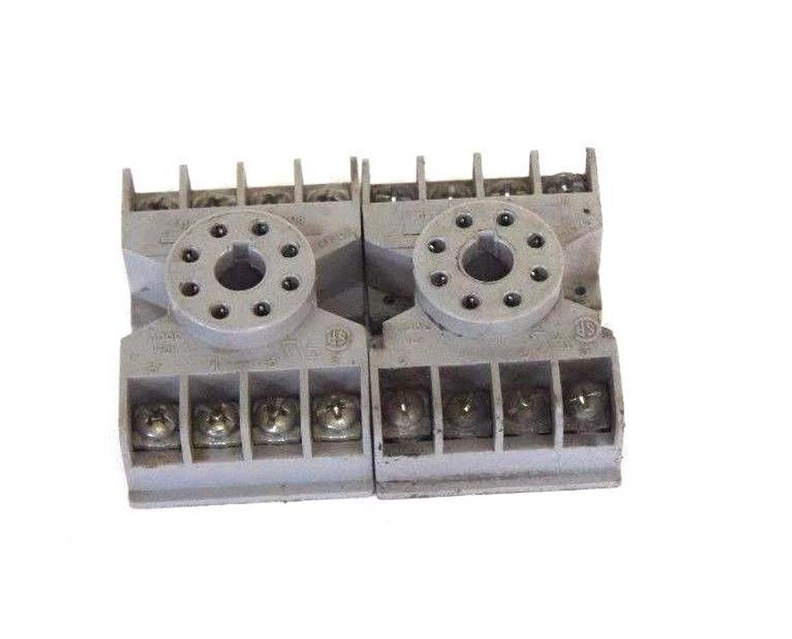 Used LOT OF 2 POTTER & BRUMFIELD 27E122 SOCKET RELAYS
