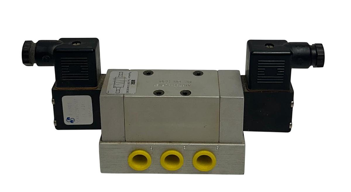 Used AIRTEC-HAFNER MC 06 520 / MC06520 ELECTRICALLY OPERATED VALVE W/ COILS 115V NSNP
