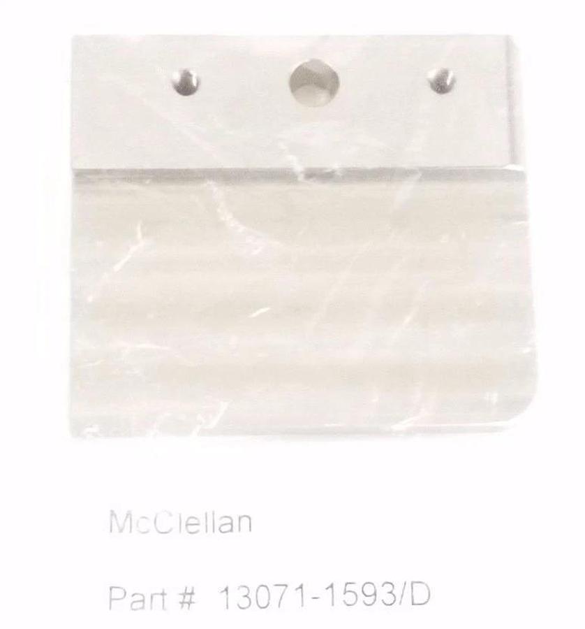 Used NEW MCCLELLAN 13071-1593/D ALUMINUM REPLACEMENT BRAKET