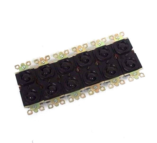 Used LOT OF 6 GENERAL ELECTRIC DUPLEX TWIST LOCK RECEPTACLES 15A, 125V