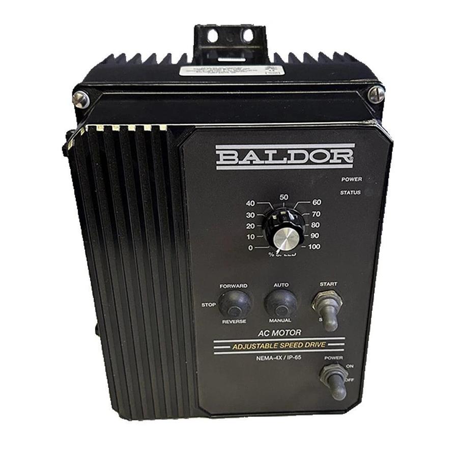 Used FOR PARTS BALDOR ID5405-BO / ID5405BO AC MOTOR ADJUSTABLE SPEED DRIVE 460VAC 5HP