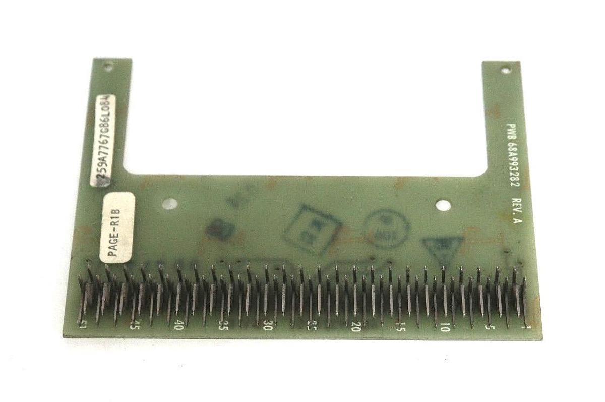 Used GENERAL ELECTRIC PWB 68A993282 CONNECTOR CARD REV A, 68A993280G1 259A7767G86L084