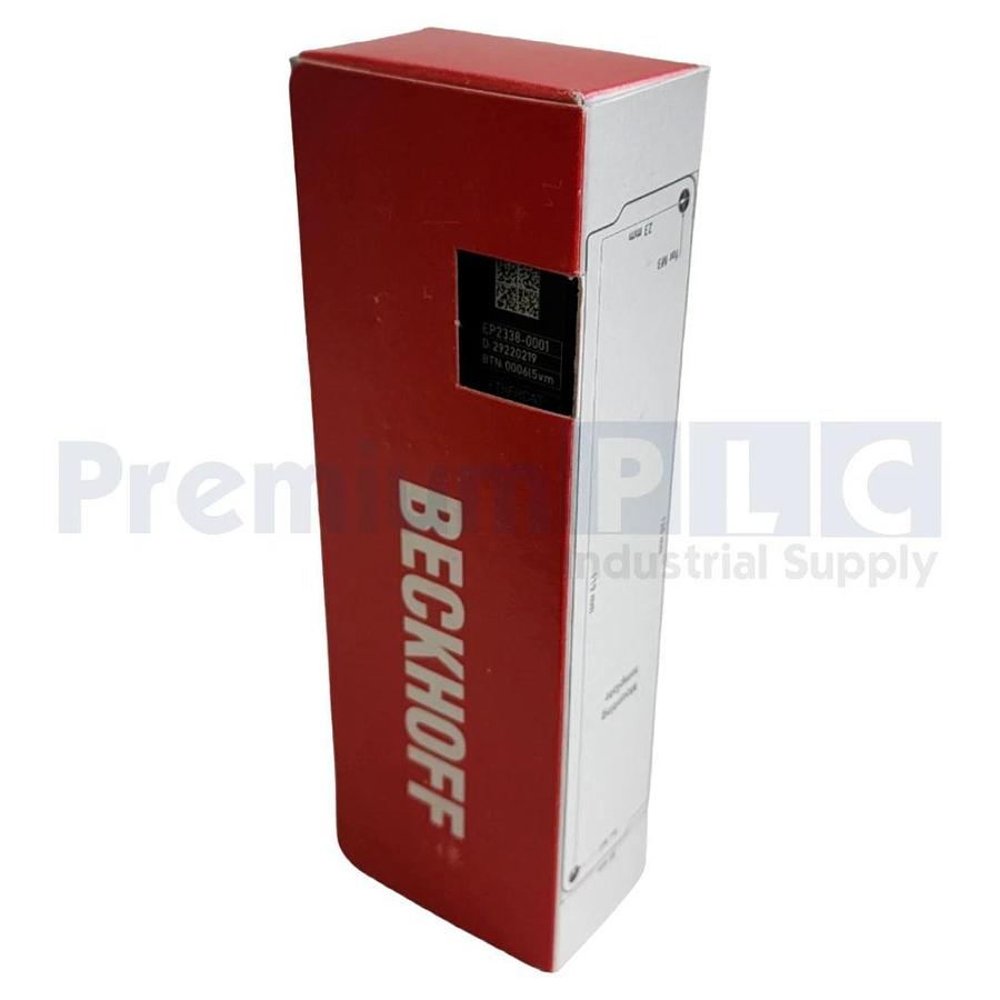 Used BECKHOFF EP2338-0001 EtherCAT BOX 8-CHANNEL DIGITAL I/O MODULE 24VDC NEW