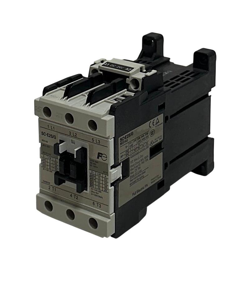 Used FUJI ELECTRIC SC-E2S/G / SE51AG IEC CONTACTOR 50A 600VAC MAX SC-E2SG USNP